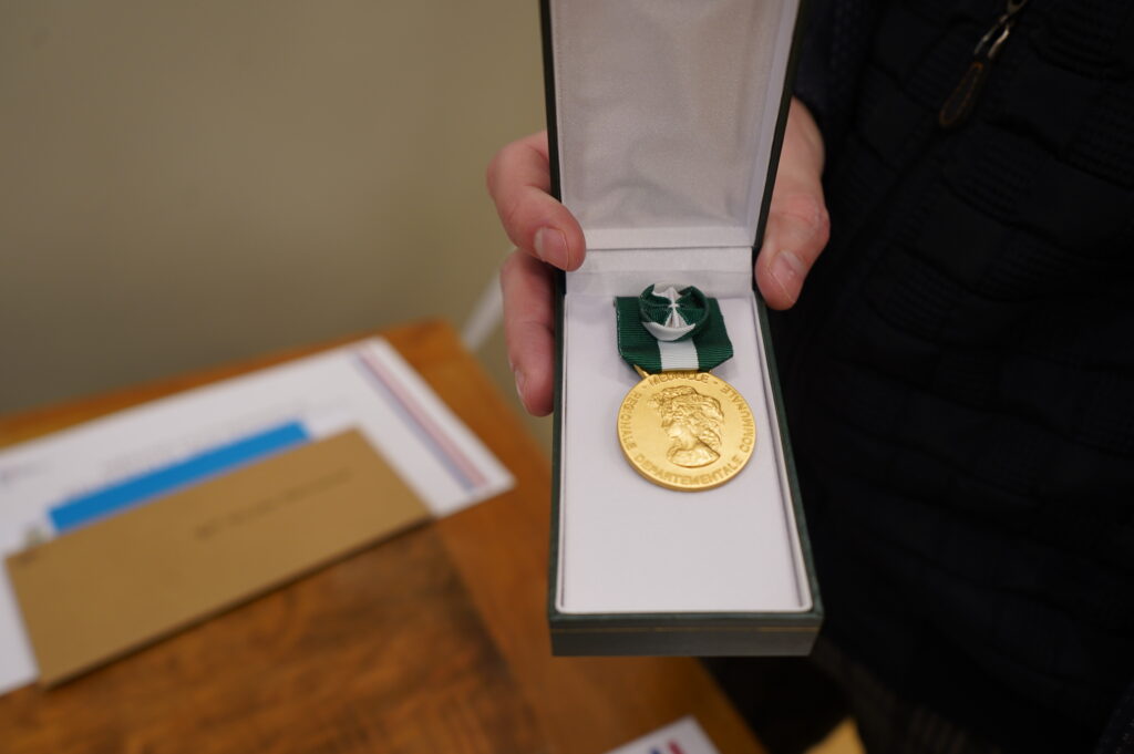 La médaille - Cérémonie des voeux aux agents 2024